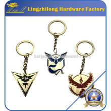 Pokemon Go Red Blue Yellow Team Enamel Key Ring